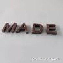 Laser Cutting Metal Letter Brushed Laser Cutting Metal Letter Manufactory
